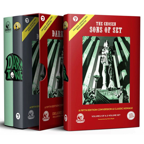 D&D 5E Original Adventures Reincarnated 7 Dark Tower slipcase boxed set with special conversion covers.