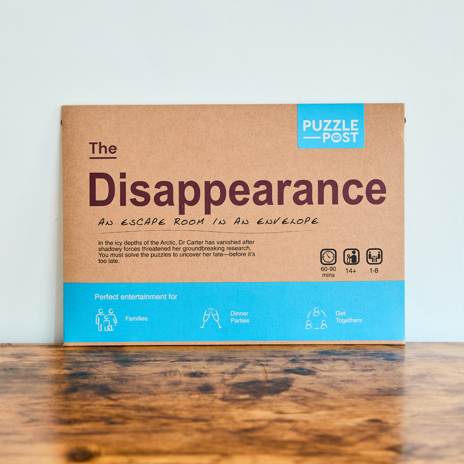 Escape Room in An Envelope - The Disappearance escape room game by Puzzle Post.