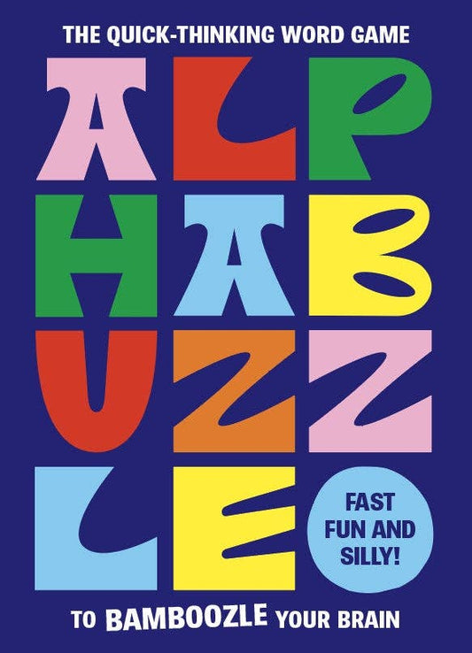 Alphabuzzle game cover with colorful design and bold letters.