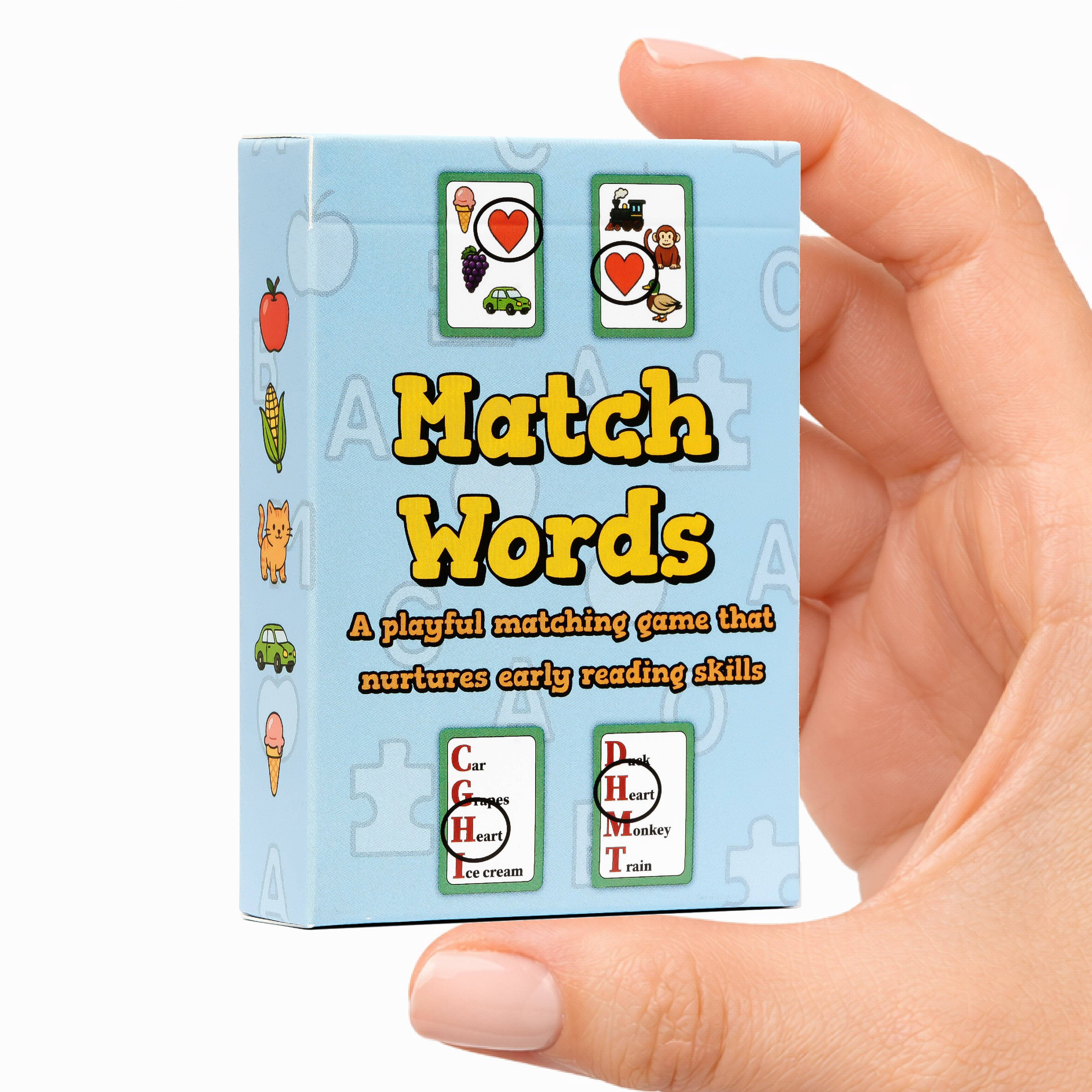 Match Words deck for early reading skills.