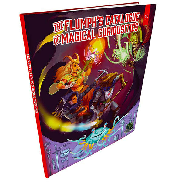 The Flumph’s Catalogue of Magical Curiosities (D&D 5e) book featuring magic items, monsters, and lore.