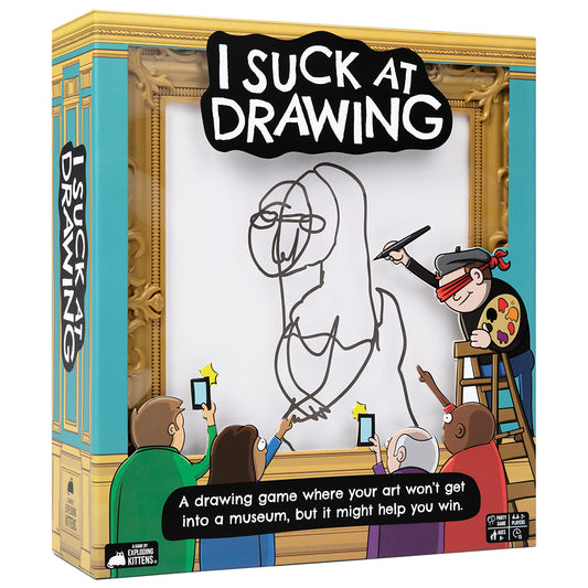 Box for I Suck At Drawing party game.