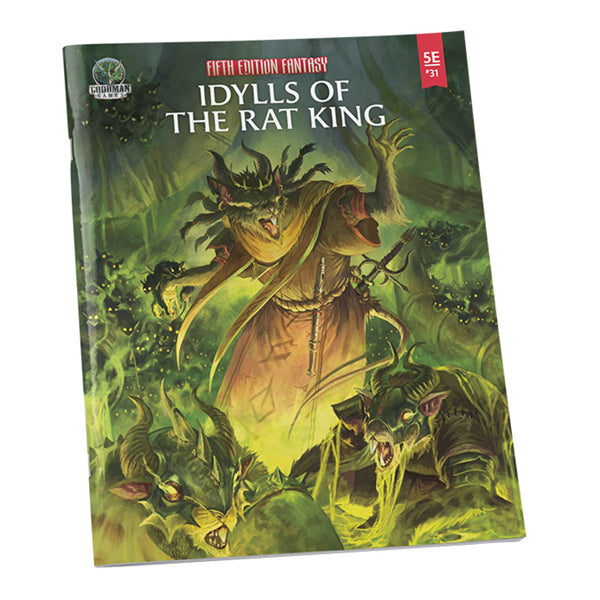 Fifth Edition Fantasy 31: Idylls of the Rat King cover featuring a rat king in an abandoned mine.