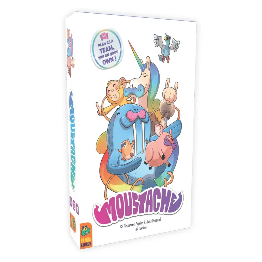 Moustache trick-taking card game.