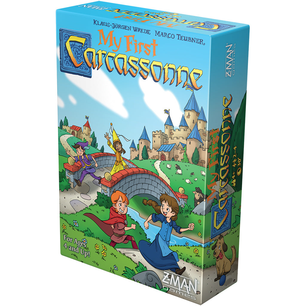 My First Carcassonne game box, board game for ages 4+.