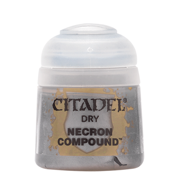 Necron Compound Citadel Colour Dry Brush Paint 12ML, silver-gray shade for miniature drybrushing.