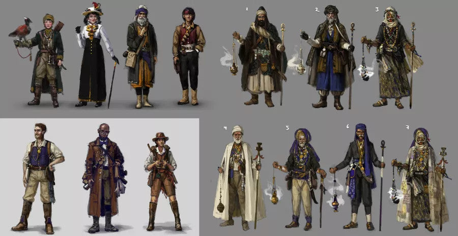 Lost Ruins of Arnak: Expedition Leaders Expansion featuring steampunk and desert explorer character art.