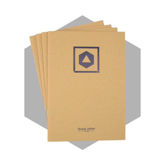 Four Quest Jotters 4-pack, D&D 5e Player Edition.