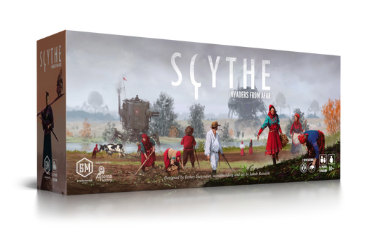 Scythe: Invaders from Afar board game box.