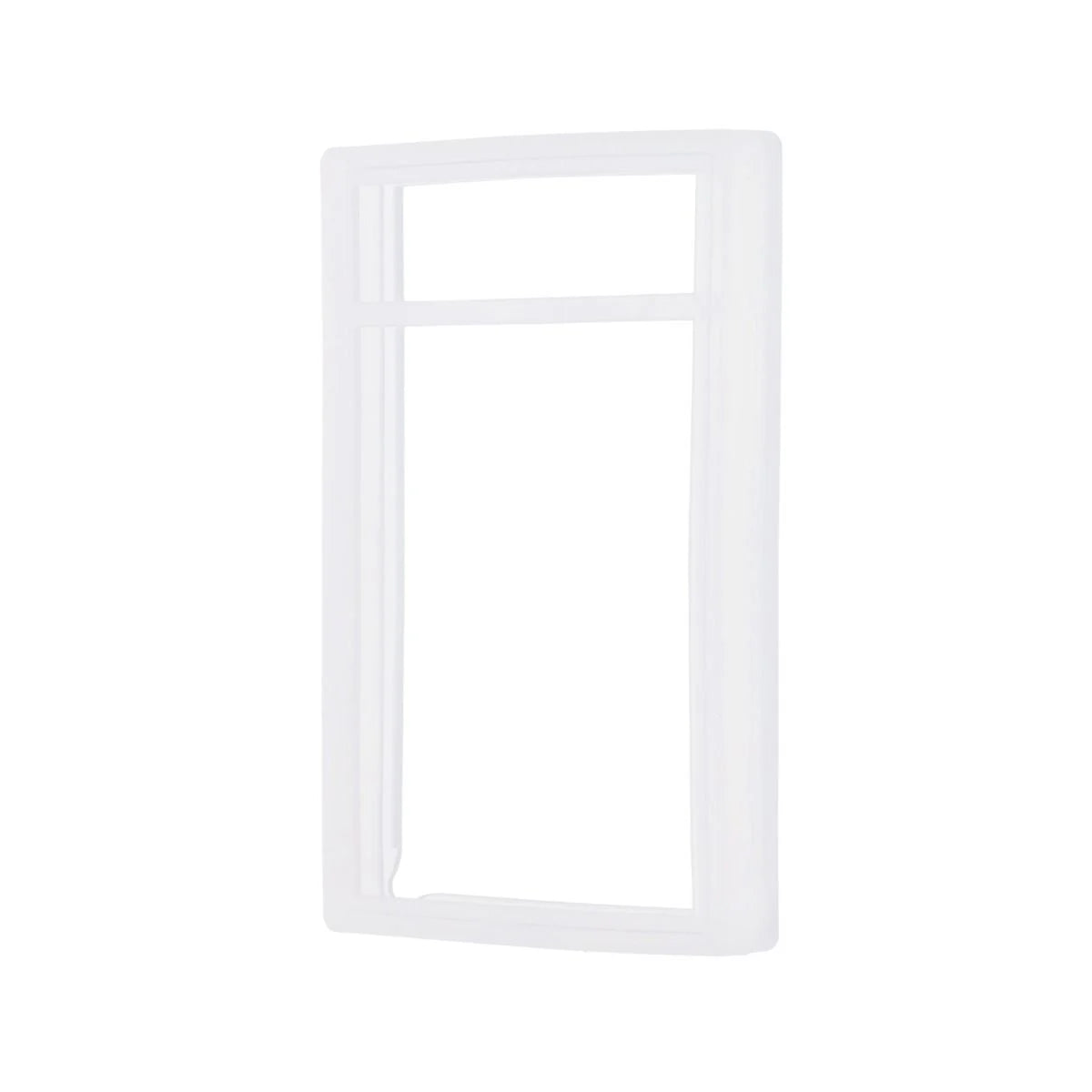 Slab Bumpers for BGS card, translucent rectangular plastic frame with rounded edges and divider for card protection.