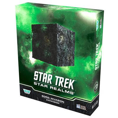 Star Trek: Star Realms - Borg: Invasion game box featuring a Borg cube.