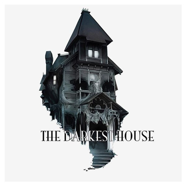 The Darkest House horror RPG mega-adventure featuring a haunted Victorian house forming a skull on the cover.