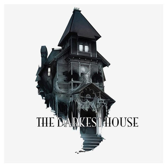 The Darkest House horror RPG mega-adventure featuring a haunted Victorian house forming a skull on the cover.