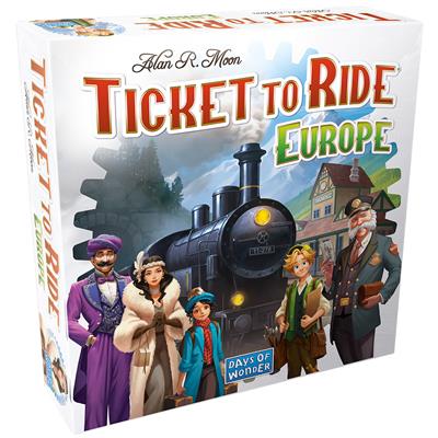Ticket to Ride: Europe board game box.