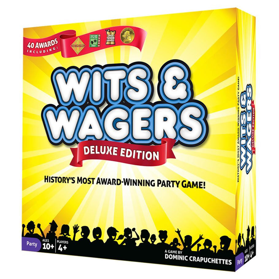 Wits & Wagers Deluxe Edition game box.