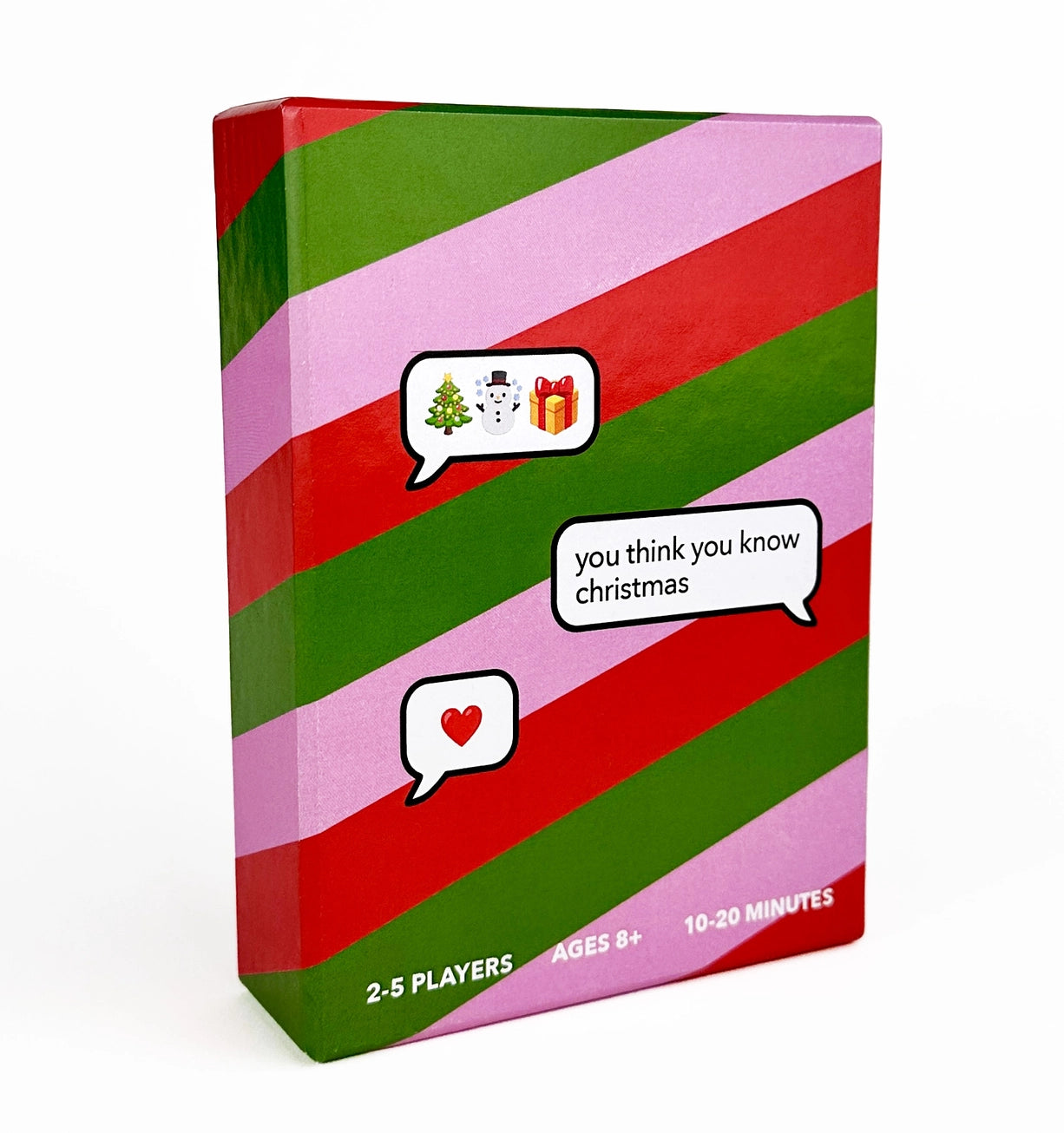 You Think You Know Christmas“ trivia game for 2-5 players ages 8+ in a striped box.
